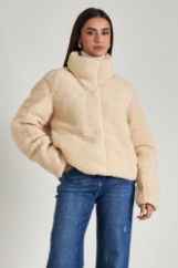 Picture of Teddy coat with high neck