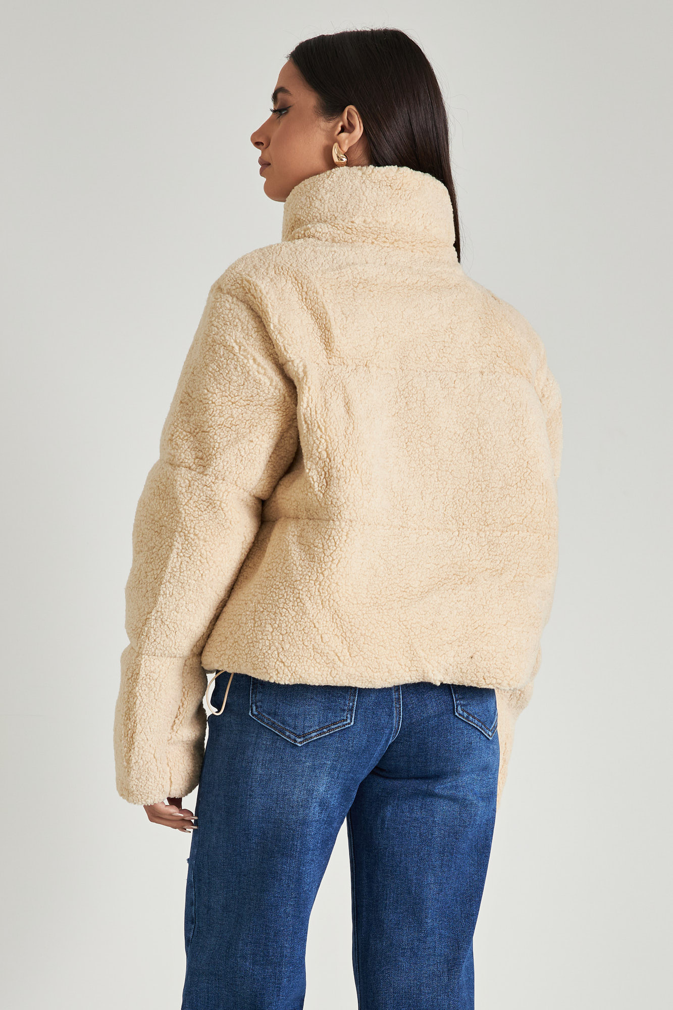 Picture of Teddy coat with high neck