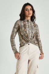 Picture of Snake print top