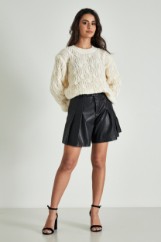 Picture of Faux leather shorts