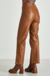 Picture of Wide leg highwaisted leather pants