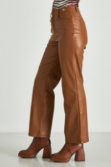 Picture of Wide leg highwaisted leather pants