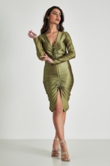 Picture of Bodycon ruffled dress