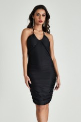 Picture of Backless ruffled dress