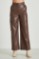 Picture of Faux leather cargo pants