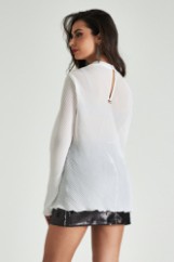 Picture of Pleated chiffon blouse