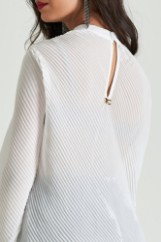 Picture of Pleated chiffon blouse
