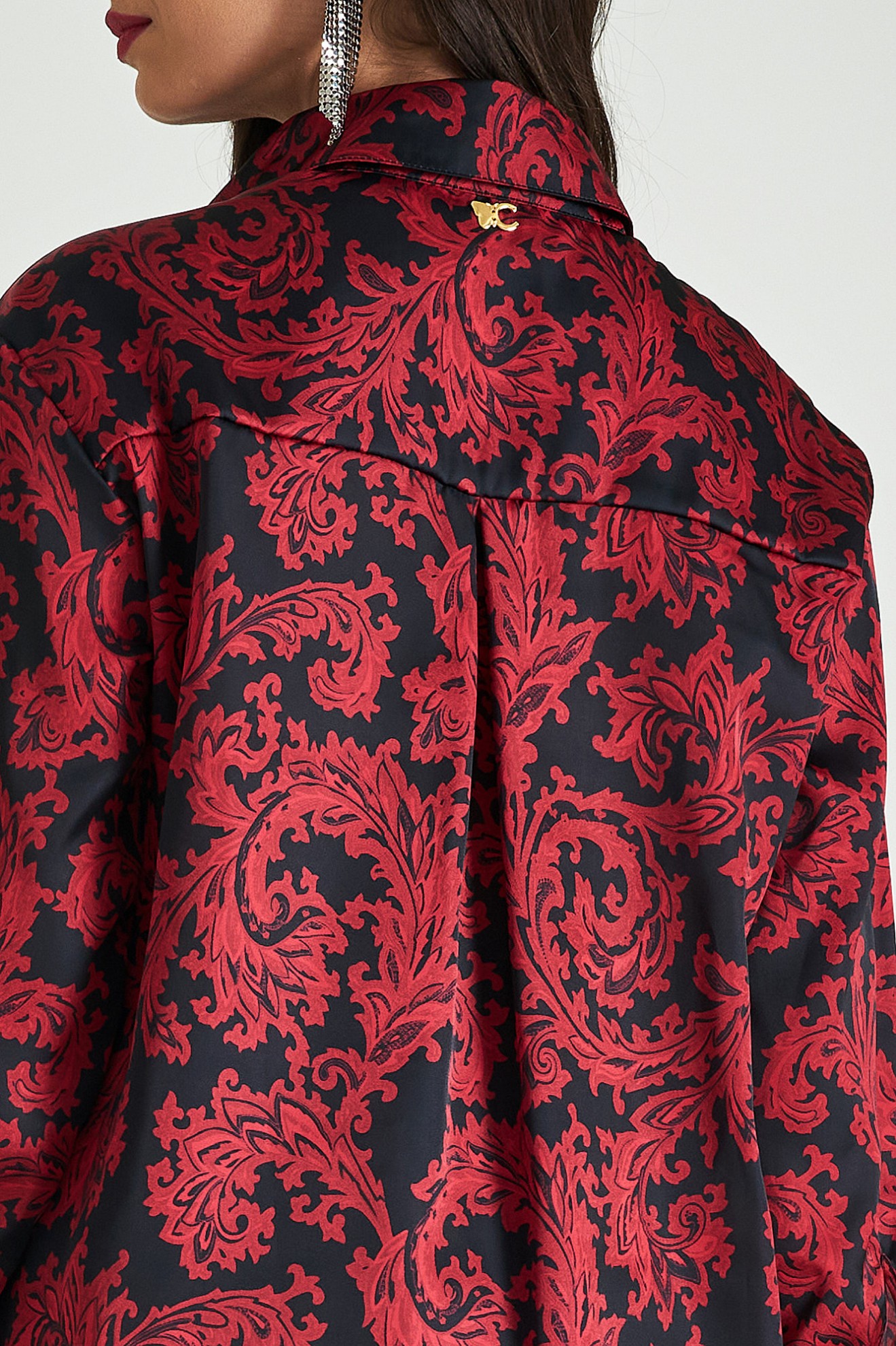 Picture of Printed satin shirt