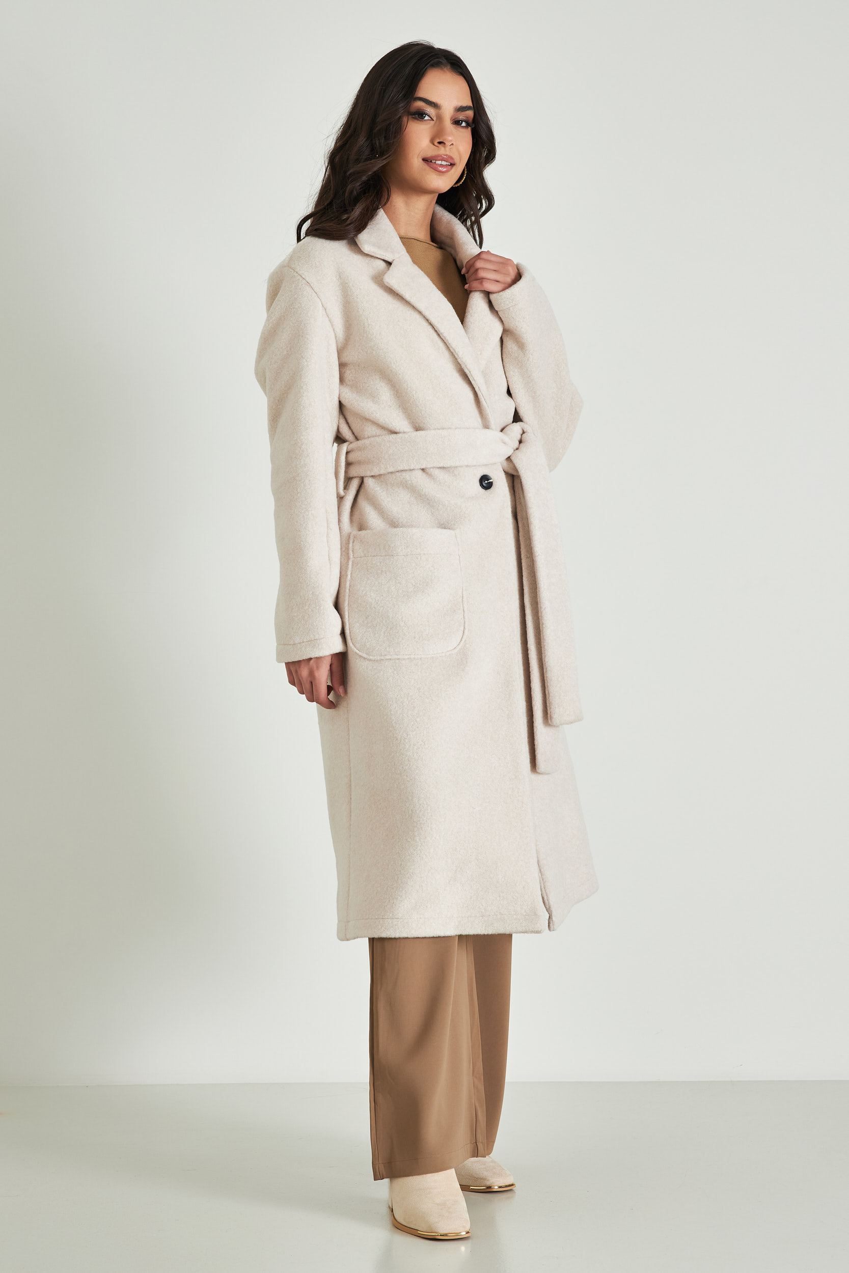 Picture of Oversized coat with collar