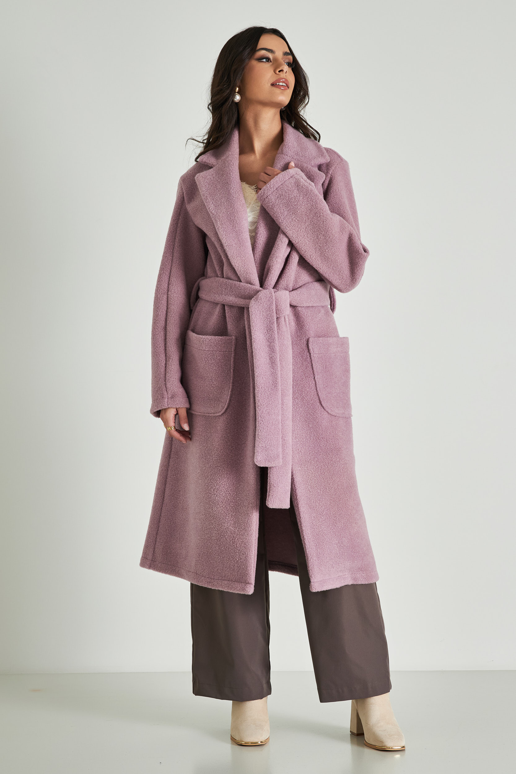 Picture of Oversized coat with collar