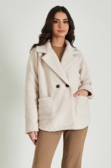 Picture of Cropped coat with pockets