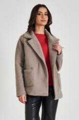 Picture of Cropped coat with pockets