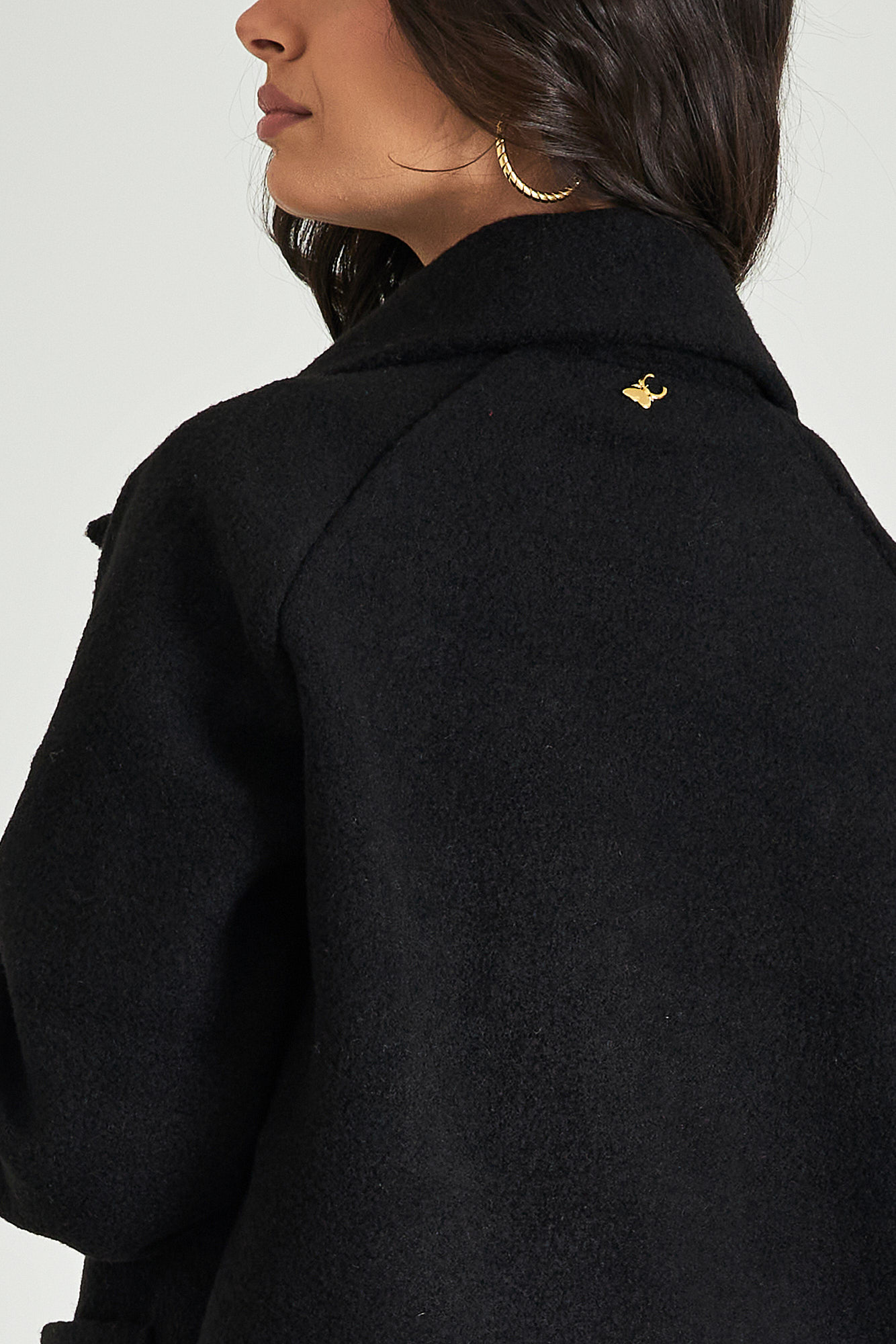 Picture of Cropped coat with pockets