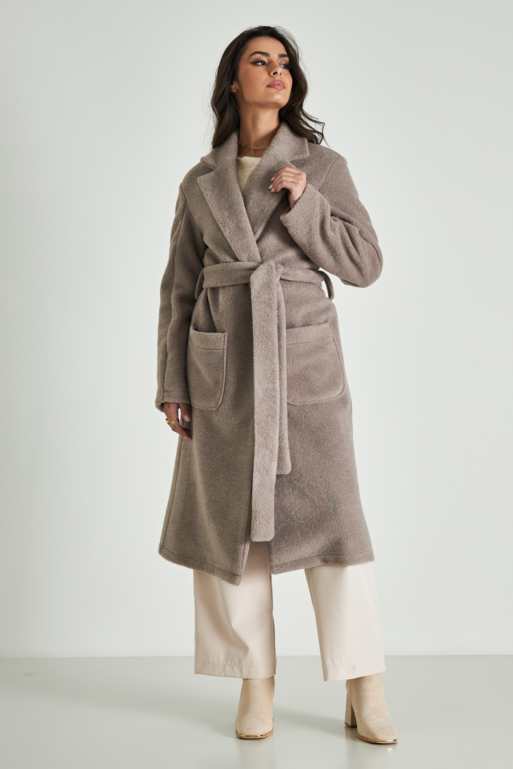 Picture of Oversized coat with collar