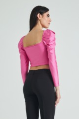 Picture of Satin crop top with cups