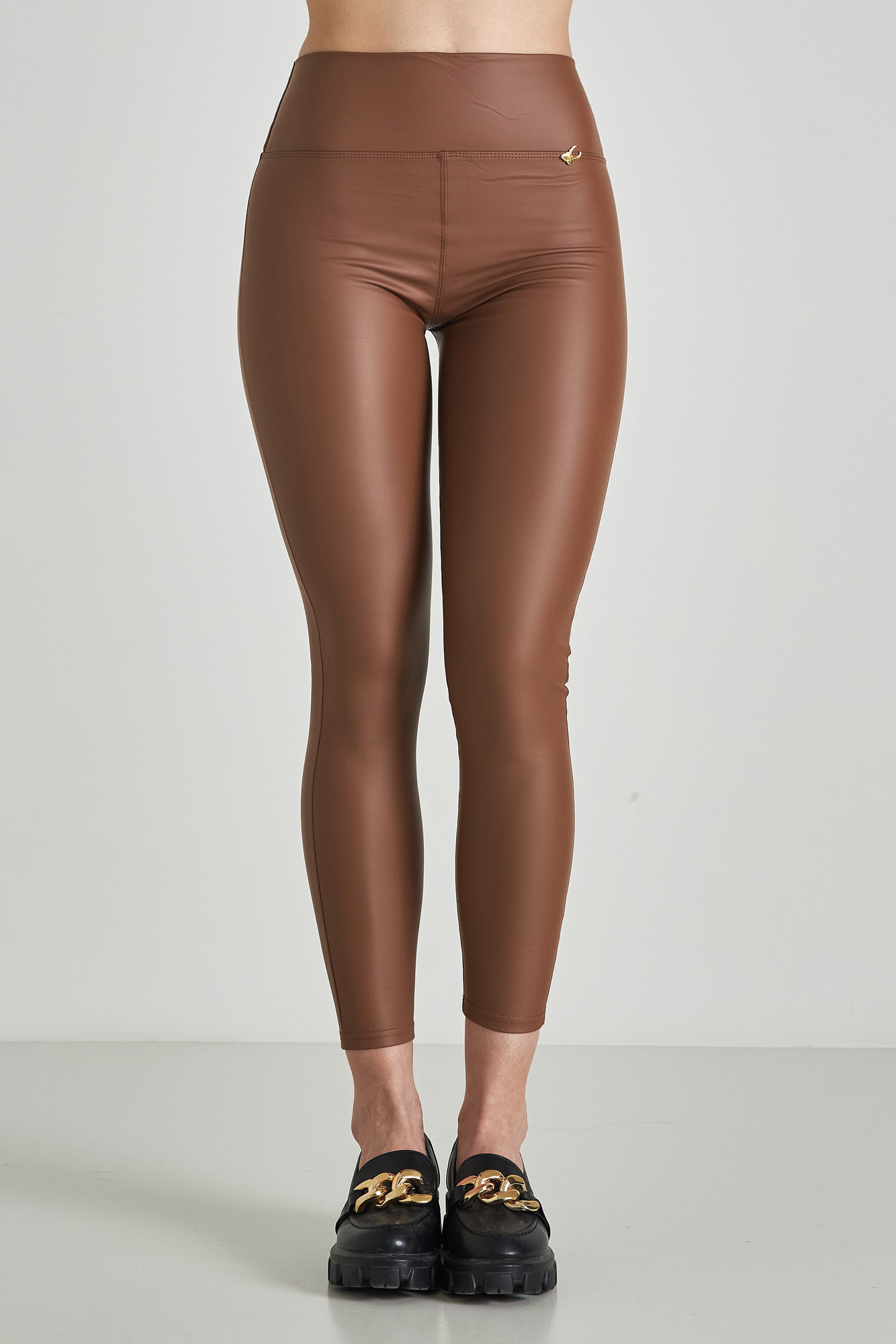 Picture of Faux leather highwaisted leggings