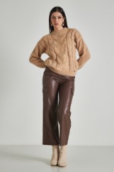 Picture of Faux leather highwaisted leggings