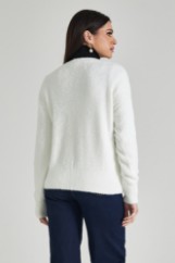 Picture of Fluffy cardigan with metal buttons
