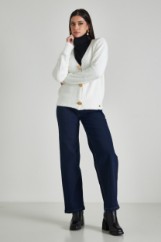 Picture of Fluffy cardigan with metal buttons