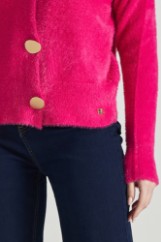 Picture of Fluffy cardigan with metal buttons