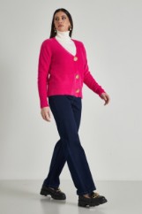 Picture of Fluffy cardigan with metal buttons