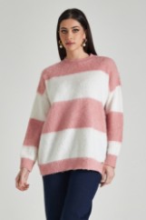 Εικόνα της Πλεκτό oversized ριγέ
