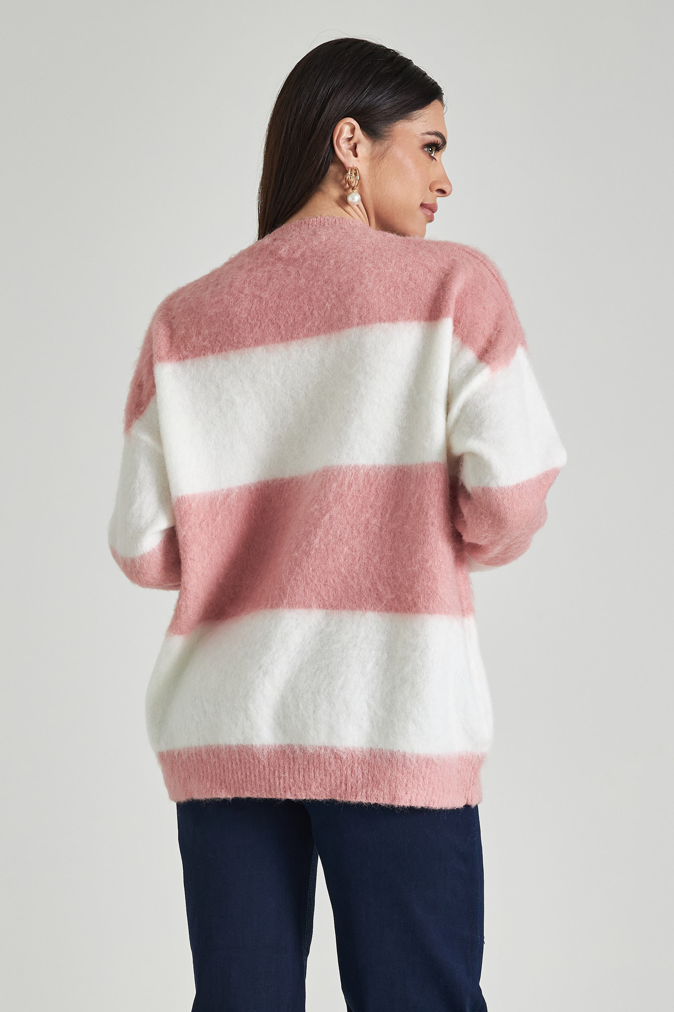 Εικόνα της Πλεκτό oversized ριγέ