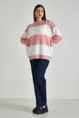 Εικόνα της Πλεκτό oversized ριγέ