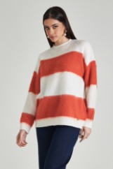 Εικόνα της Πλεκτό oversized ριγέ