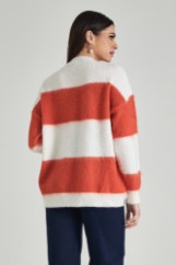 Εικόνα της Πλεκτό oversized ριγέ