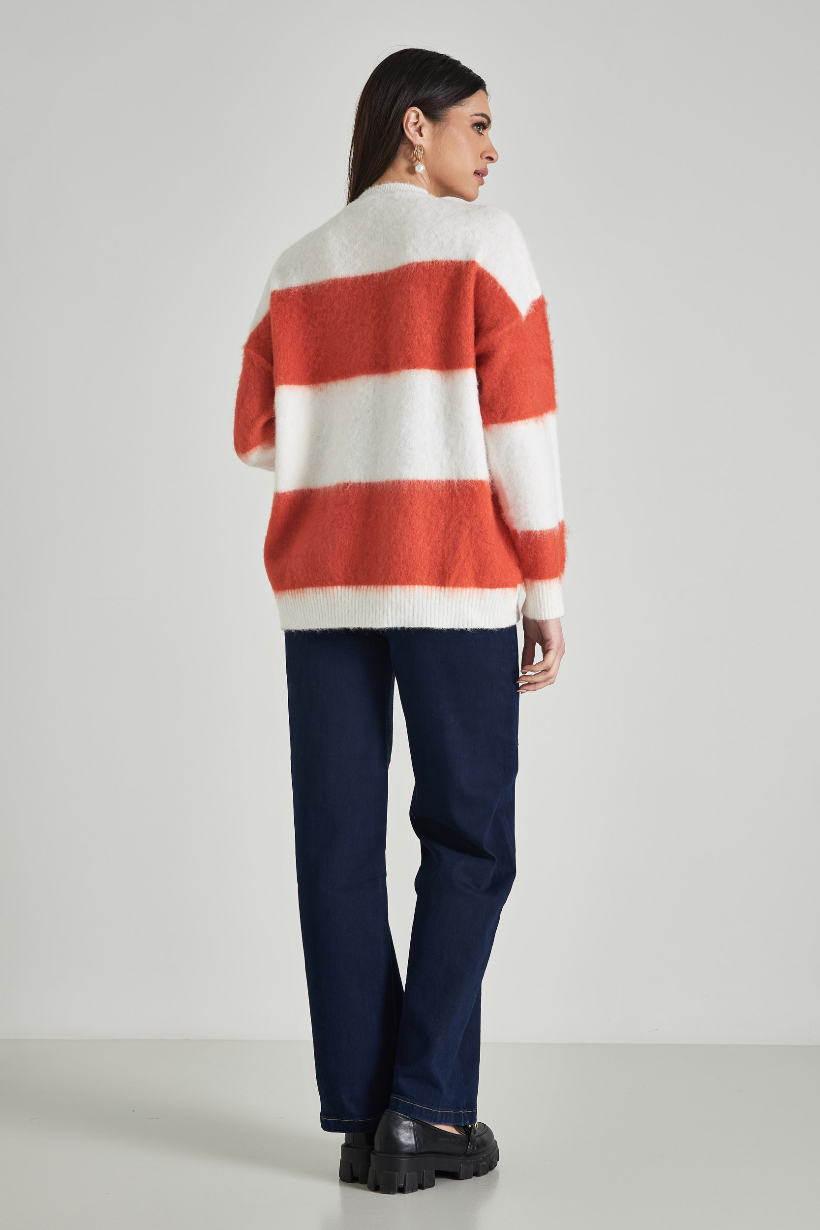 Εικόνα της Πλεκτό oversized ριγέ