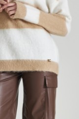 Εικόνα της Πλεκτό oversized ριγέ