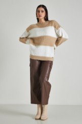 Εικόνα της Πλεκτό oversized ριγέ