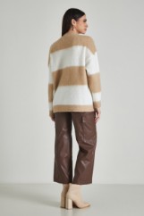 Εικόνα της Πλεκτό oversized ριγέ