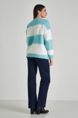 Εικόνα της Πλεκτό oversized ριγέ