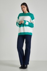 Εικόνα της Πλεκτό oversized ριγέ