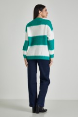 Εικόνα της Πλεκτό oversized ριγέ