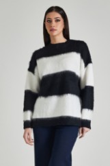 Εικόνα της Πλεκτό oversized ριγέ