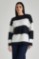 Εικόνα της Πλεκτό oversized ριγέ