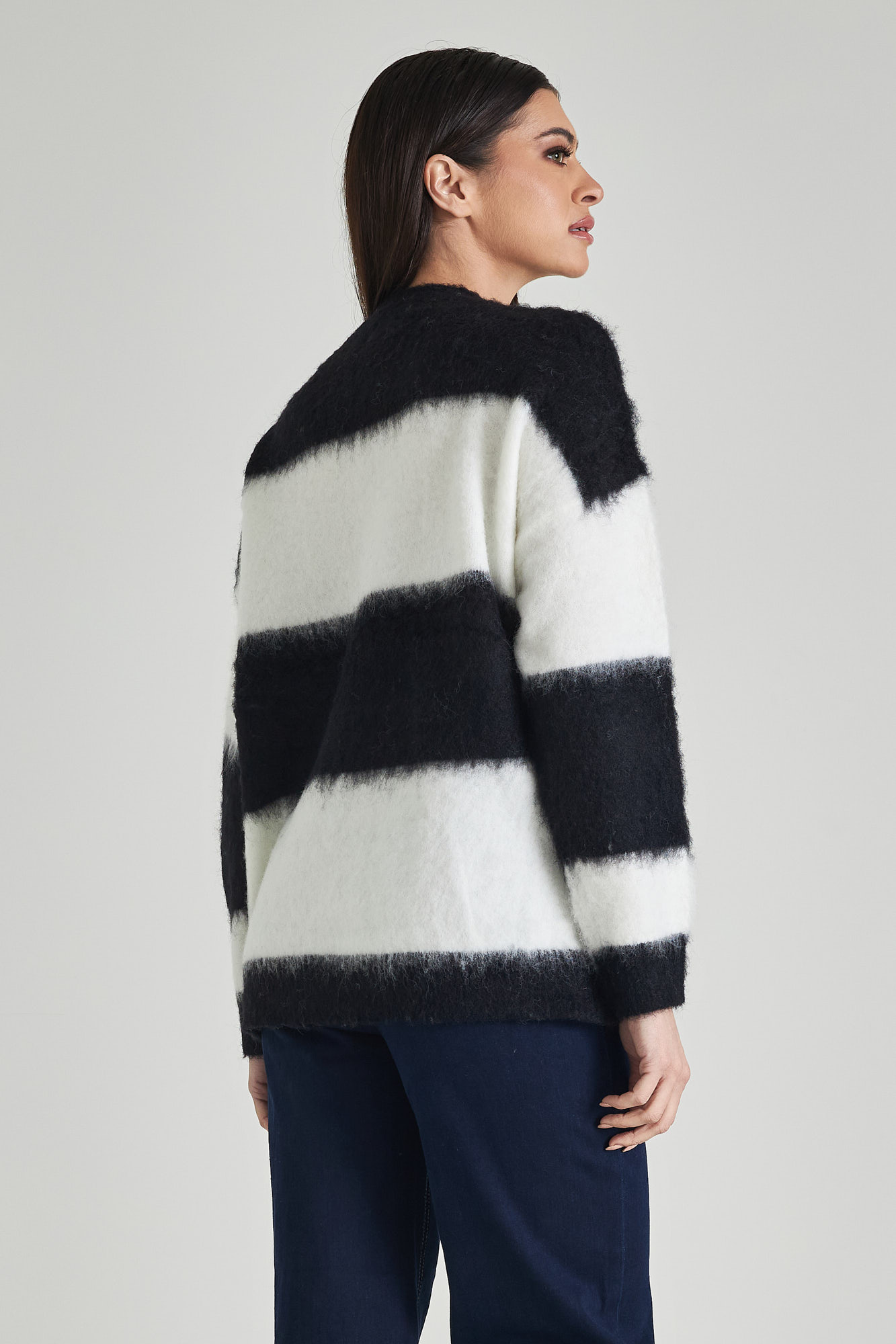 Εικόνα της Πλεκτό oversized ριγέ