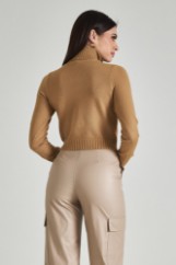 Picture of Cropped high neck sweater