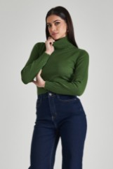 Picture of Cropped high neck sweater