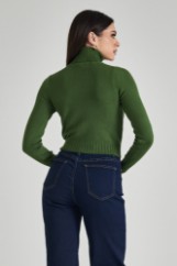 Picture of Cropped high neck sweater