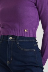 Picture of Cropped high neck sweater