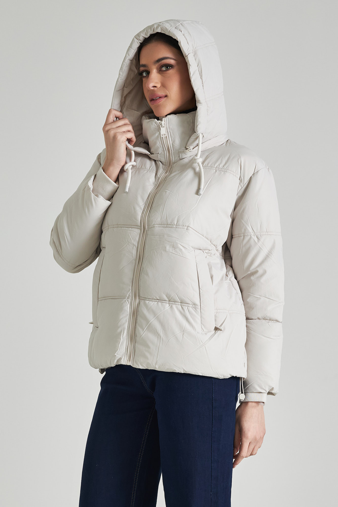 Picture of Quilted hooded jacket