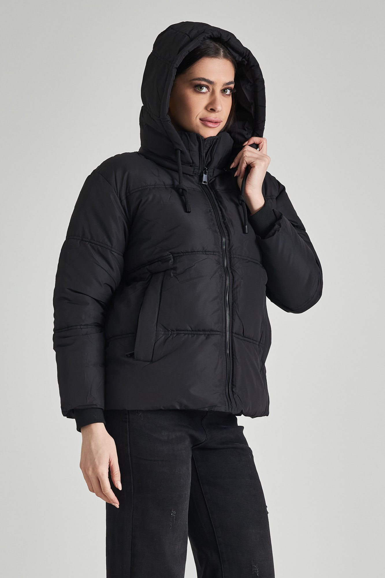 Picture of Quilted hooded jacket