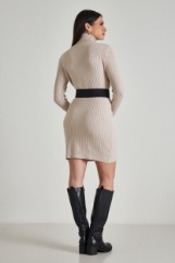 Picture of Turtleneck rip dress