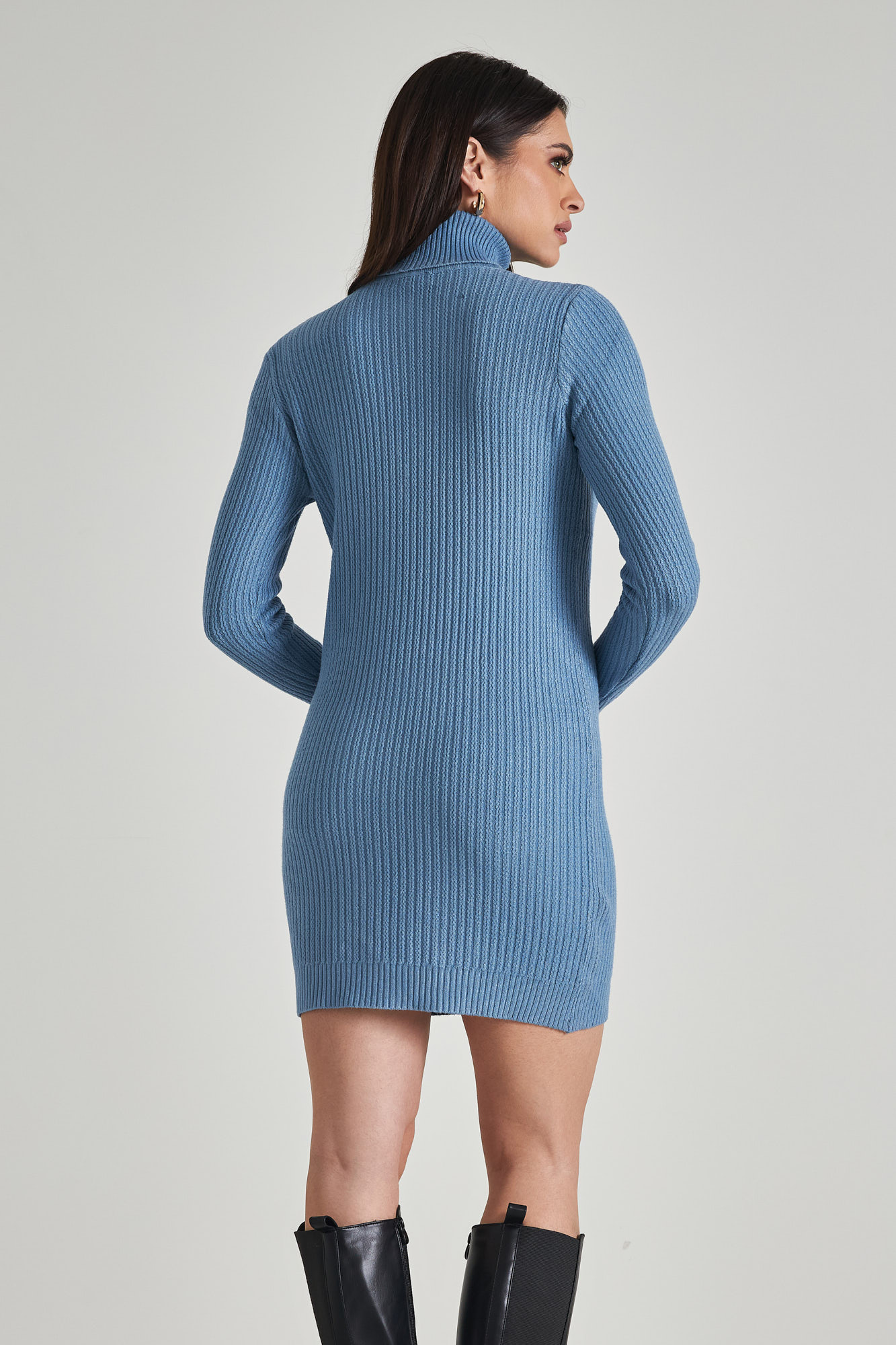 Picture of Turtleneck rip dress