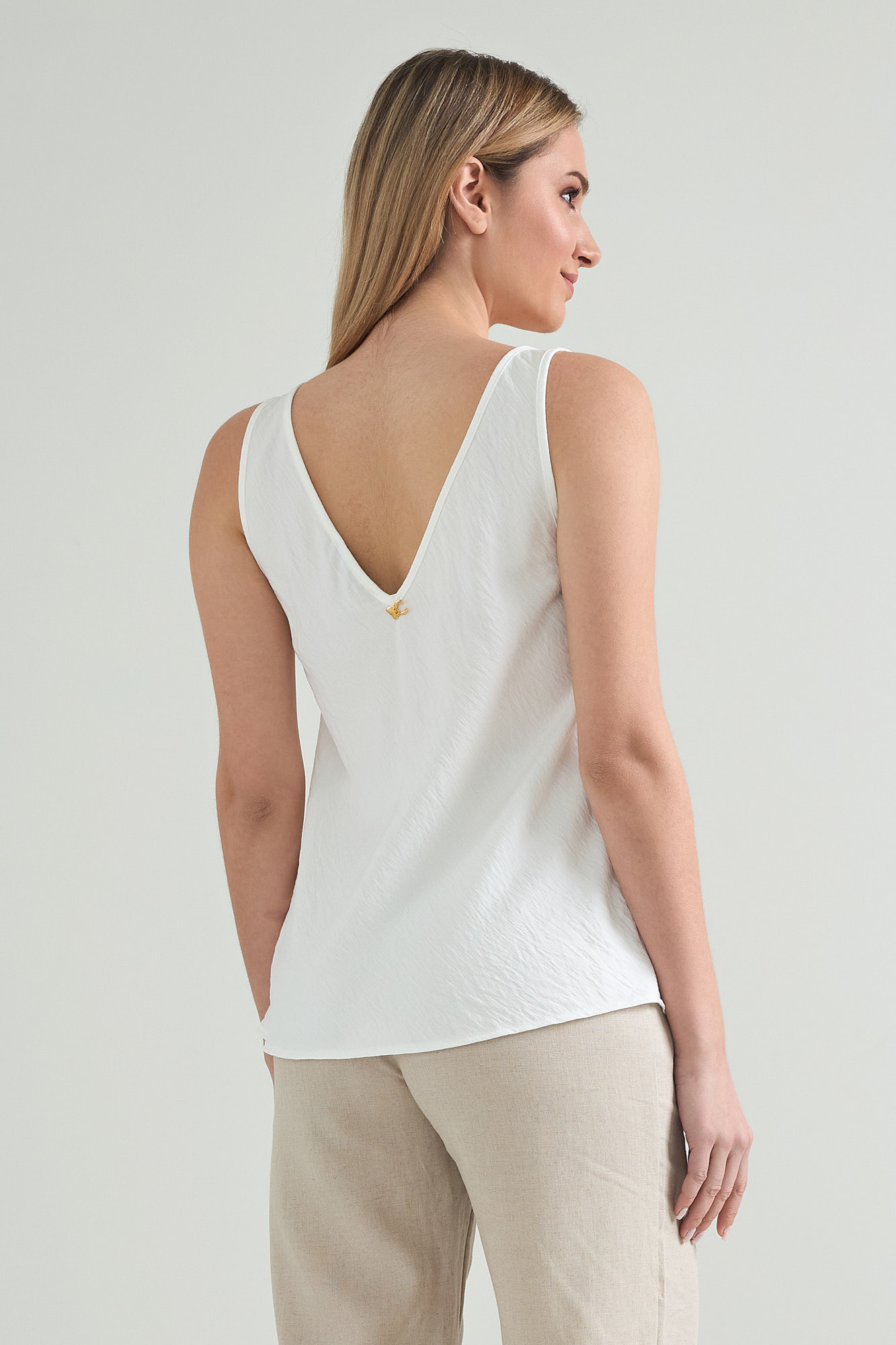 Picture of Sleeveless evase blouse