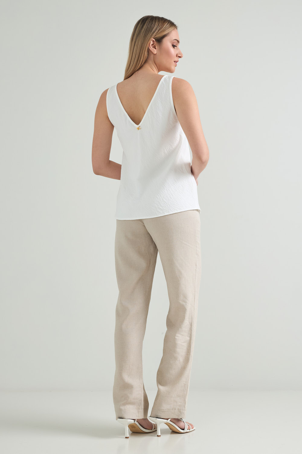 Picture of Sleeveless evase blouse